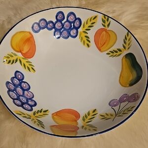 Colorful Fruit Design Ceramic Bowl